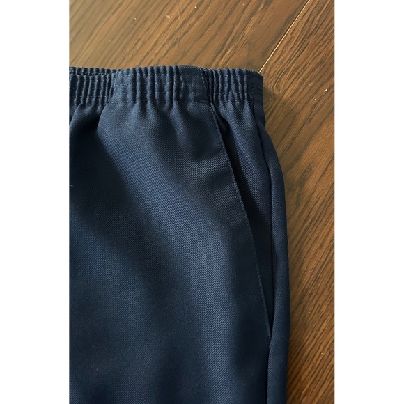 Alfred Dunner Classics Womens Petite Casual Navy Blue Elastic Waist Pants 16P - Picture 6 of 8